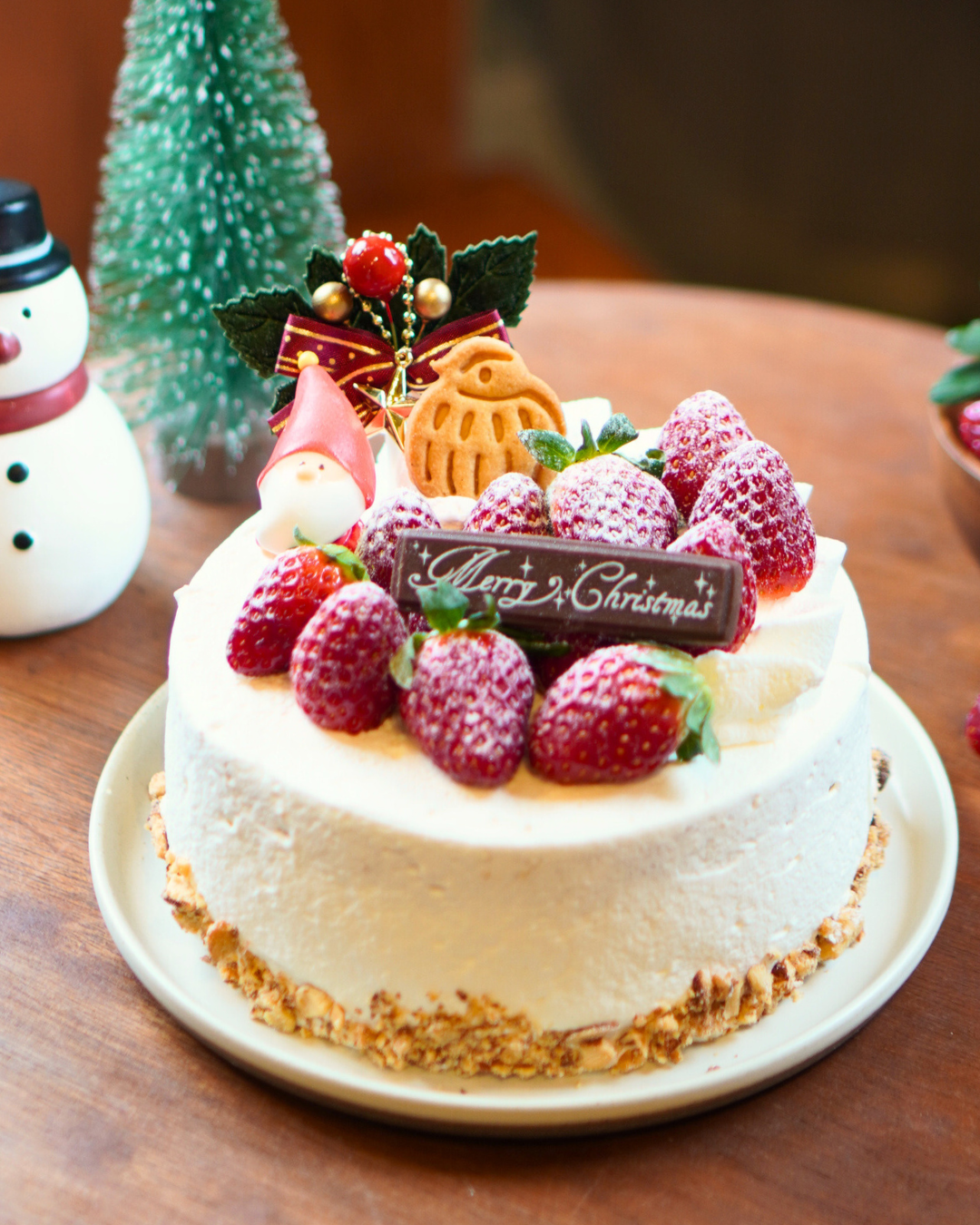 完熟いちごたっぷりクリスマスショート